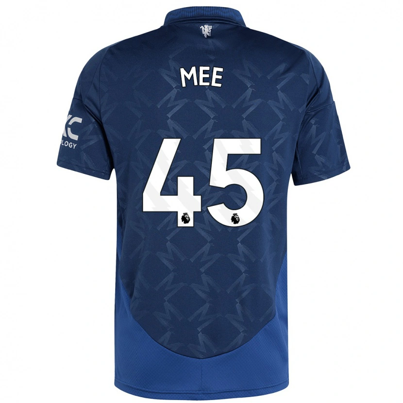 Danxen Niño Camiseta Dermot Mee #45 Índigo 2ª Equipación 2024/25 La Camisa México