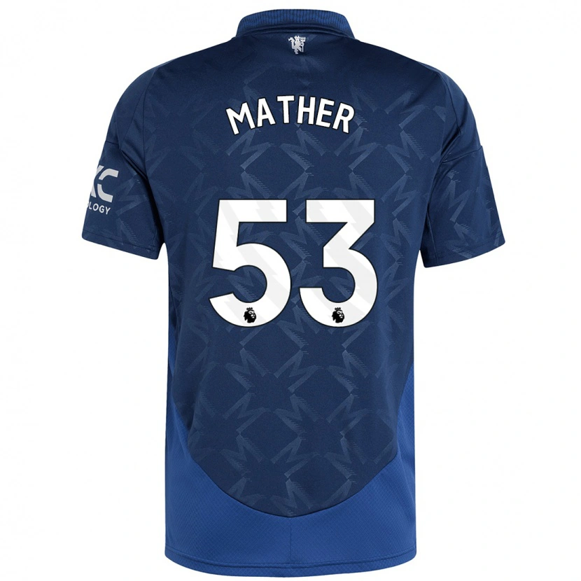 Danxen Niño Camiseta Sam Mather #53 Índigo 2ª Equipación 2024/25 La Camisa México