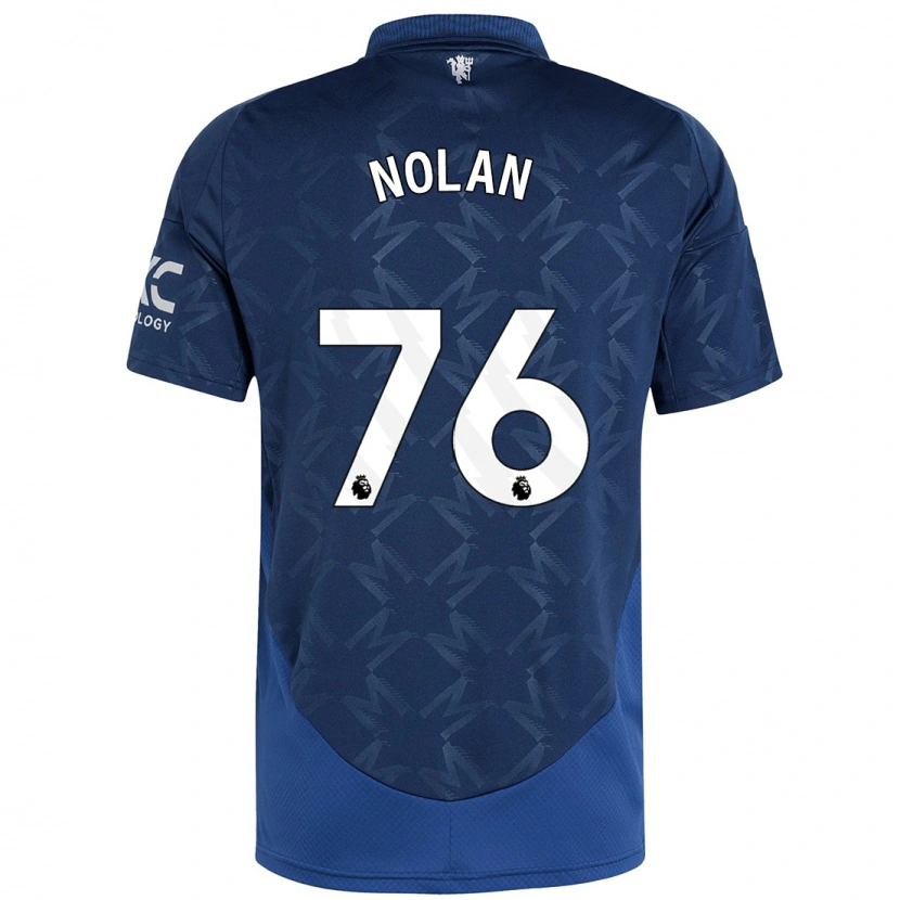 Danxen Niño Camiseta James Nolan #76 Índigo 2ª Equipación 2024/25 La Camisa México