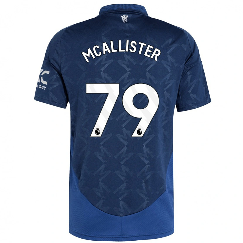Danxen Niño Camiseta Finley Mcallister #79 Índigo 2ª Equipación 2024/25 La Camisa México
