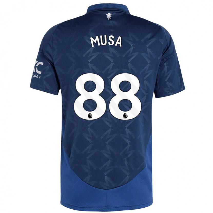 Danxen Niño Camiseta Victor Musa #88 Índigo 2ª Equipación 2024/25 La Camisa México