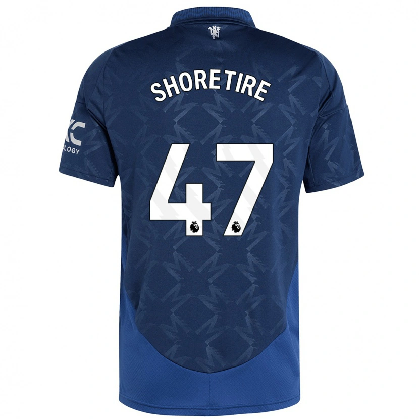 Danxen Niño Camiseta Shola Shoretire #47 Índigo 2ª Equipación 2024/25 La Camisa México