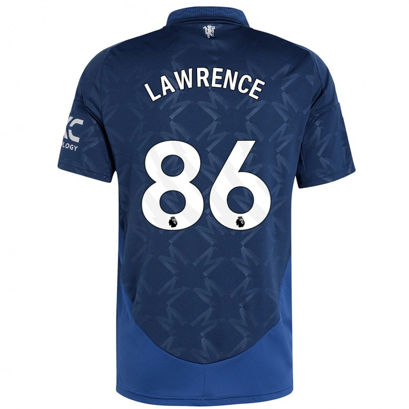 Danxen Niño Camiseta Marcus Lawrence #86 Índigo 2ª Equipación 2024/25 La Camisa México