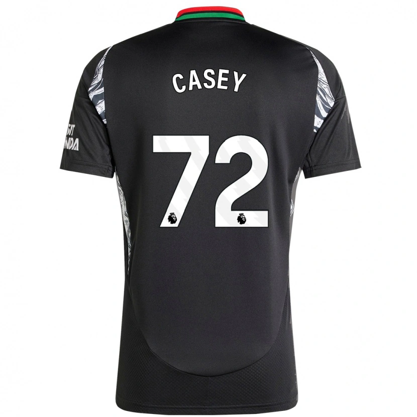 Danxen Niño Camiseta Dan Casey #72 Negro 2ª Equipación 2024/25 La Camisa México