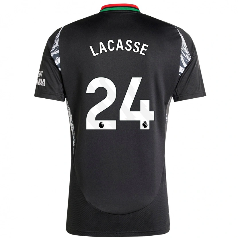 Danxen Niño Camiseta Cloé Lacasse #24 Negro 2ª Equipación 2024/25 La Camisa México