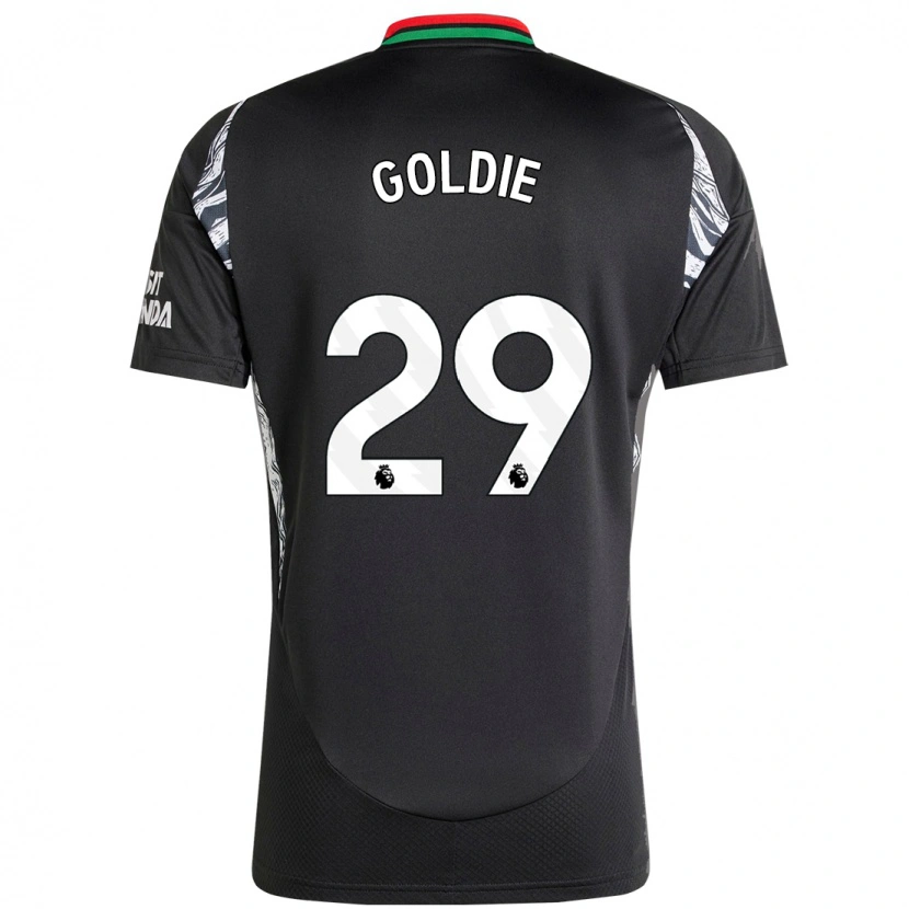 Danxen Niño Camiseta Teyah Goldie #29 Negro 2ª Equipación 2024/25 La Camisa México
