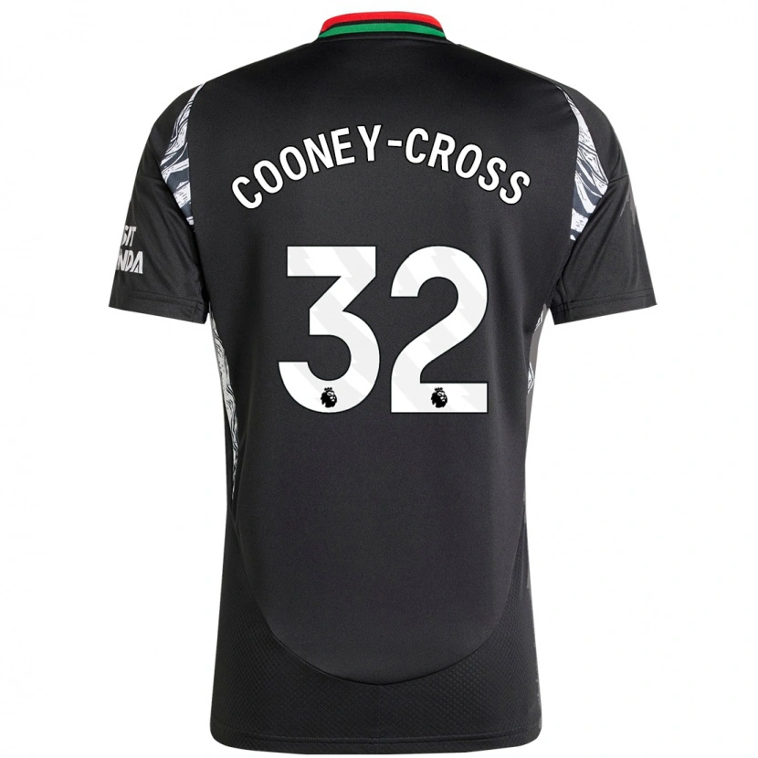 Danxen Niño Camiseta Kyra Cooney-Cross #32 Negro 2ª Equipación 2024/25 La Camisa México