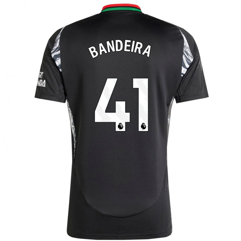 Danxen Niño Camiseta Mauro Bandeira #41 Negro 2ª Equipación 2024/25 La Camisa México