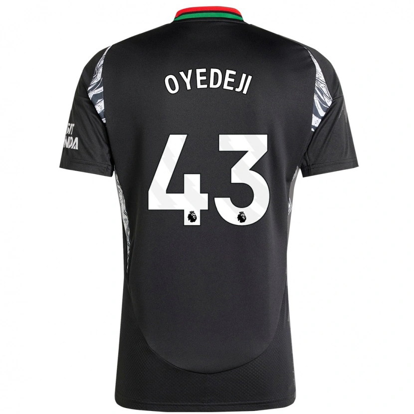 Danxen Niño Camiseta Nathan Butler Oyedeji #43 Negro 2ª Equipación 2024/25 La Camisa México