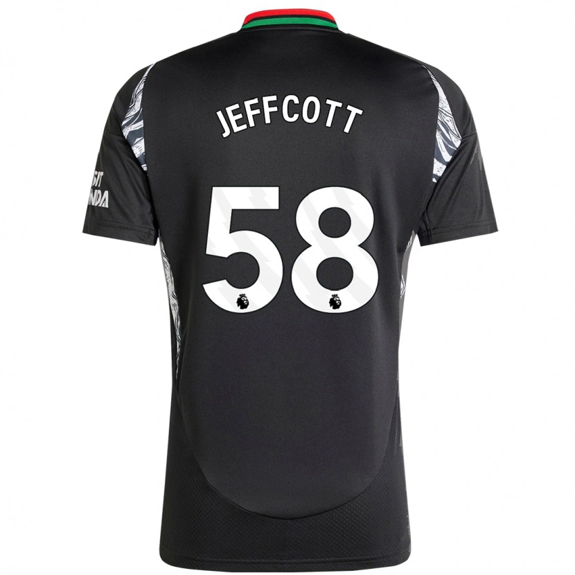 Danxen Niño Camiseta Henry Jeffcott #58 Negro 2ª Equipación 2024/25 La Camisa México