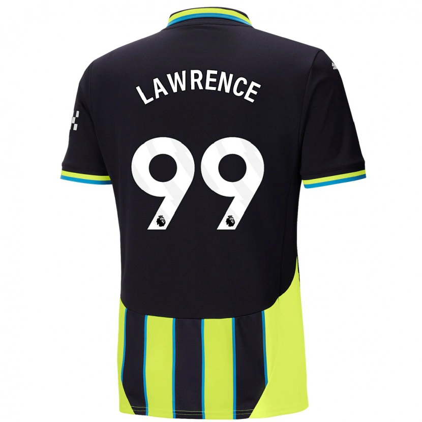 Danxen Niño Camiseta Emilio Lawrence #99 Azul Amarillo 2ª Equipación 2024/25 La Camisa México