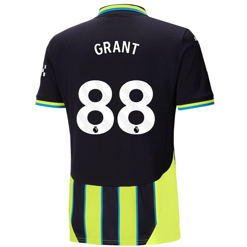 Danxen Niño Camiseta True Grant #88 Azul Amarillo 2ª Equipación 2024/25 La Camisa México