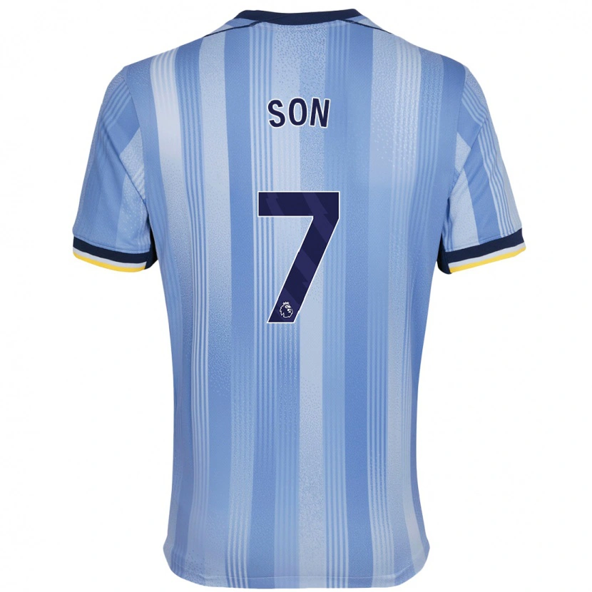 Danxen Niño Camiseta Heung-Min Son #7 Azul Claro 2ª Equipación 2024/25 La Camisa México