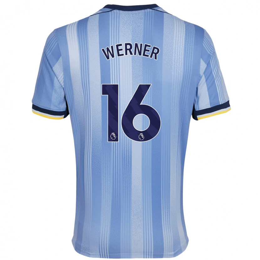Danxen Niño Camiseta Timo Werner #16 Azul Claro 2ª Equipación 2024/25 La Camisa México