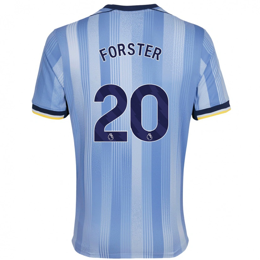 Danxen Niño Camiseta Fraser Forster #20 Azul Claro 2ª Equipación 2024/25 La Camisa México