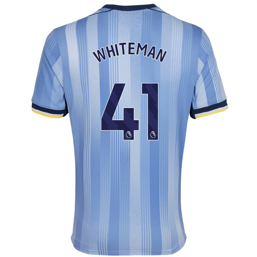 Danxen Niño Camiseta Alfie Whiteman #41 Azul Claro 2ª Equipación 2024/25 La Camisa México