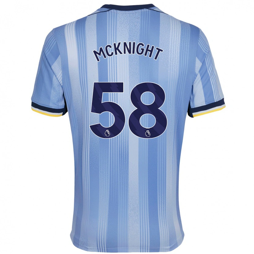 Danxen Niño Camiseta Maxwell Mcknight #58 Azul Claro 2ª Equipación 2024/25 La Camisa México