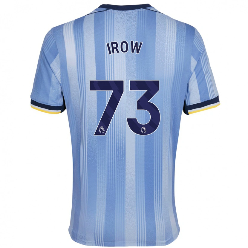 Danxen Niño Camiseta Oliver Irow #73 Azul Claro 2ª Equipación 2024/25 La Camisa México