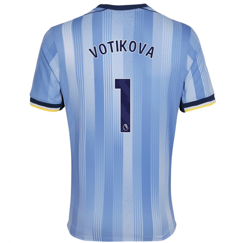 Danxen Niño Camiseta Barbora Votíková #1 Azul Claro 2ª Equipación 2024/25 La Camisa México