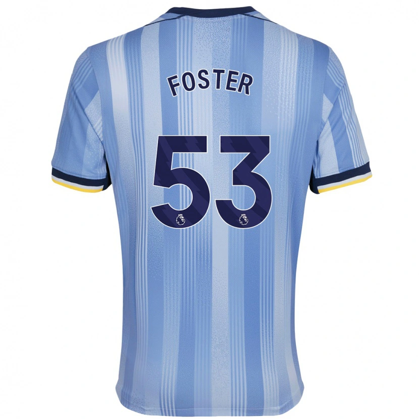 Danxen Niño Camiseta Brooklyn Lyons-Foster #53 Azul Claro 2ª Equipación 2024/25 La Camisa México
