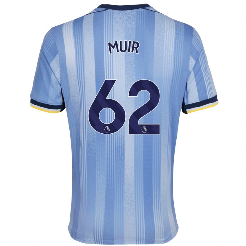 Danxen Niño Camiseta Marqes Muir #62 Azul Claro 2ª Equipación 2024/25 La Camisa México
