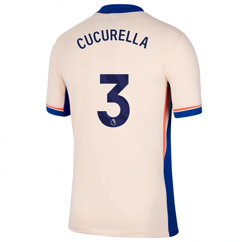Danxen Niño Camiseta Marc Cucurella #3 Beige Claro 2ª Equipación 2024/25 La Camisa México