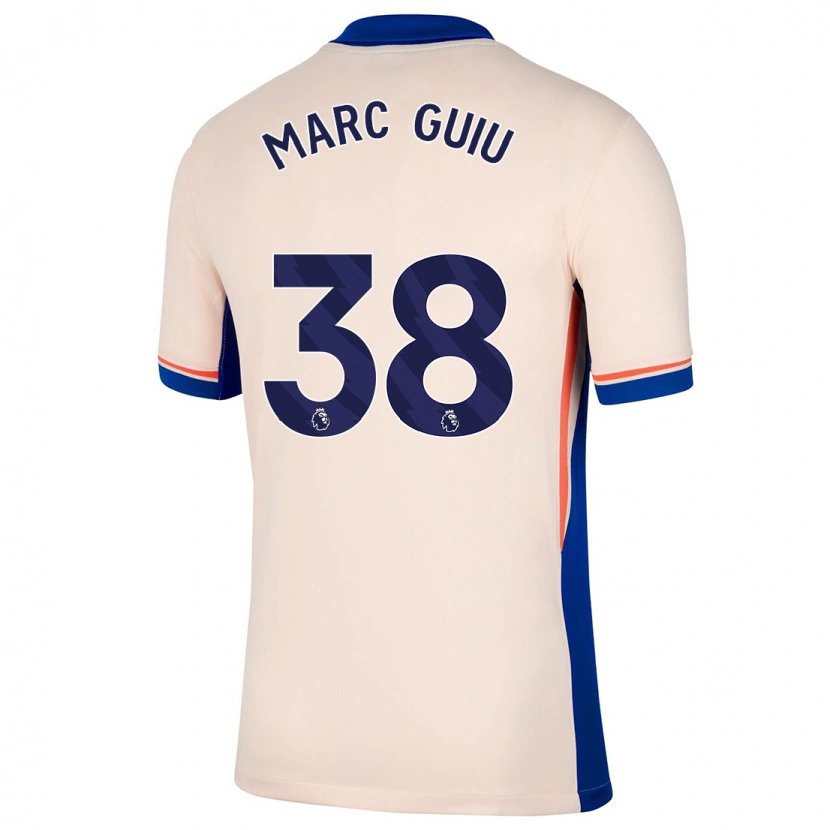 Danxen Niño Camiseta Marc Guiu #38 Beige Claro 2ª Equipación 2024/25 La Camisa México