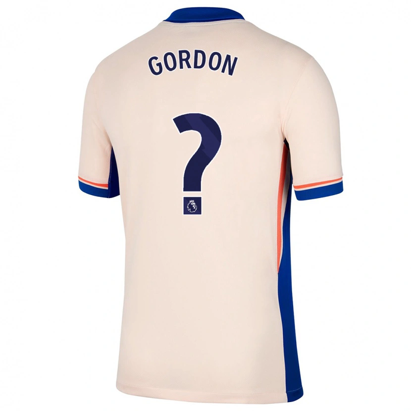 Danxen Niño Camiseta Sol Gordon #0 Beige Claro 2ª Equipación 2024/25 La Camisa México