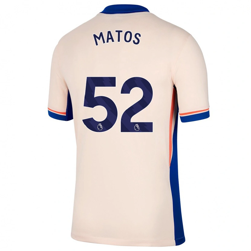 Danxen Niño Camiseta Alex Matos #52 Beige Claro 2ª Equipación 2024/25 La Camisa México