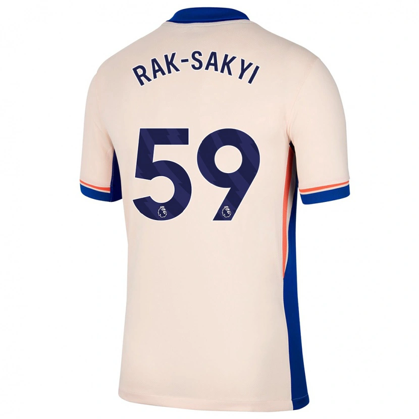 Danxen Niño Camiseta Sam Rak-Sakyi #59 Beige Claro 2ª Equipación 2024/25 La Camisa México