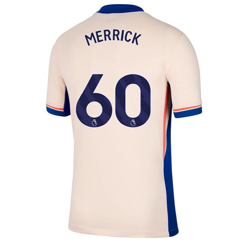 Danxen Niño Camiseta Max Merrick #60 Beige Claro 2ª Equipación 2024/25 La Camisa México