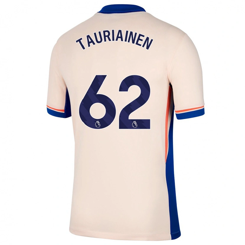 Danxen Niño Camiseta Jimi Tauriainen #62 Beige Claro 2ª Equipación 2024/25 La Camisa México