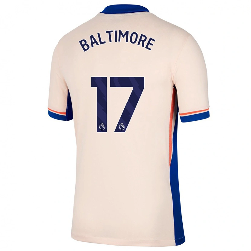 Danxen Niño Camiseta Sandy Baltimore #17 Beige Claro 2ª Equipación 2024/25 La Camisa México