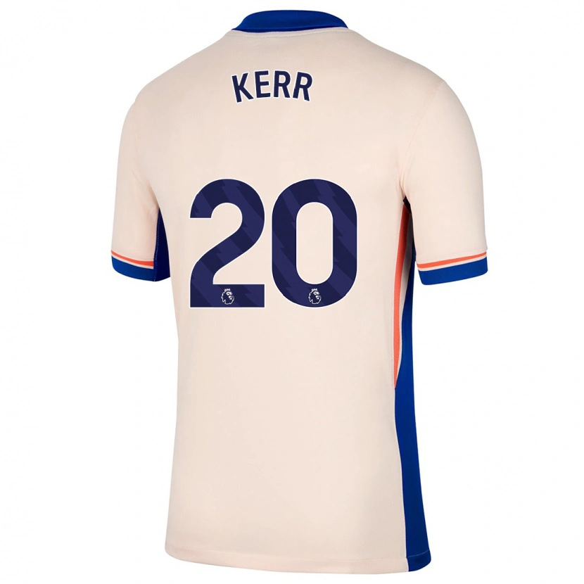 Danxen Niño Camiseta Sam Kerr #20 Beige Claro 2ª Equipación 2024/25 La Camisa México
