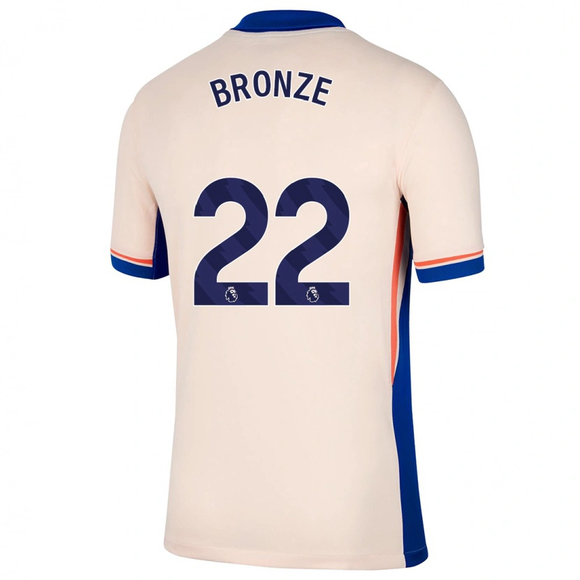 Danxen Niño Camiseta Lucy Bronze #22 Beige Claro 2ª Equipación 2024/25 La Camisa México