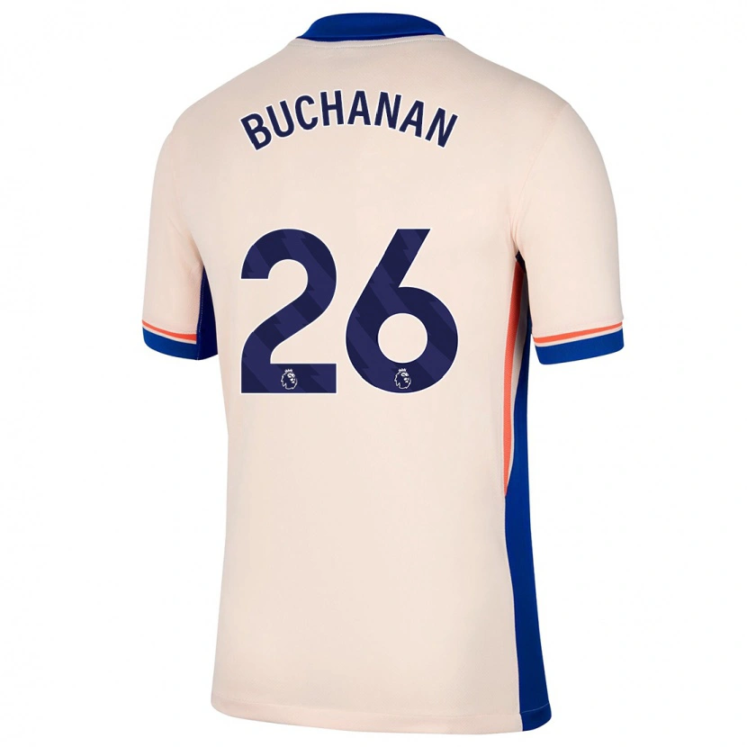Danxen Niño Camiseta Kadeisha Buchanan #26 Beige Claro 2ª Equipación 2024/25 La Camisa México