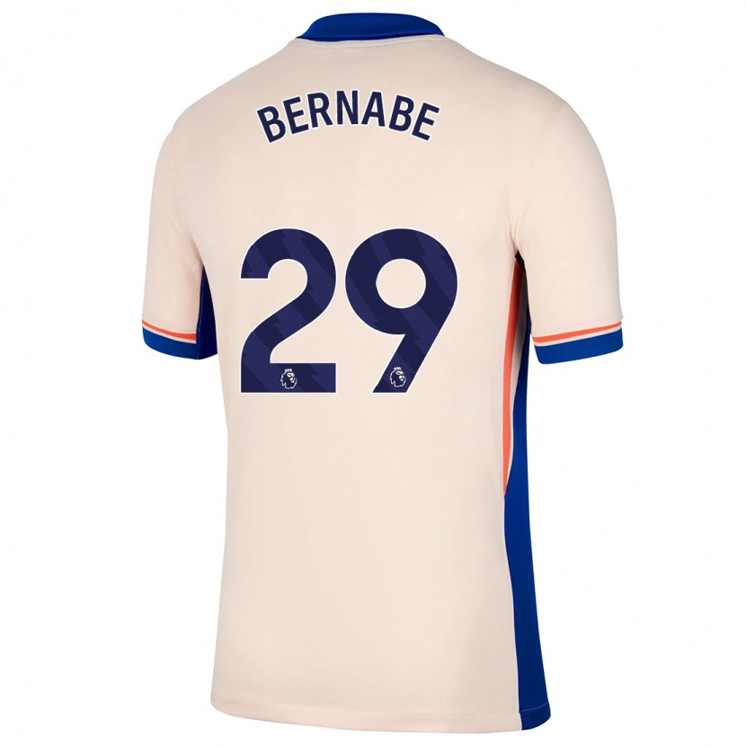 Danxen Niño Camiseta Alejandra Bernabé #29 Beige Claro 2ª Equipación 2024/25 La Camisa México