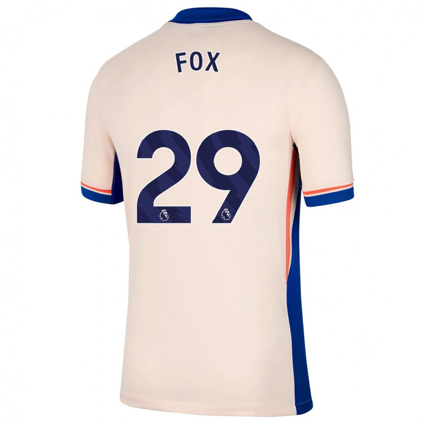 Danxen Niño Camiseta Jorja Fox #29 Beige Claro 2ª Equipación 2024/25 La Camisa México