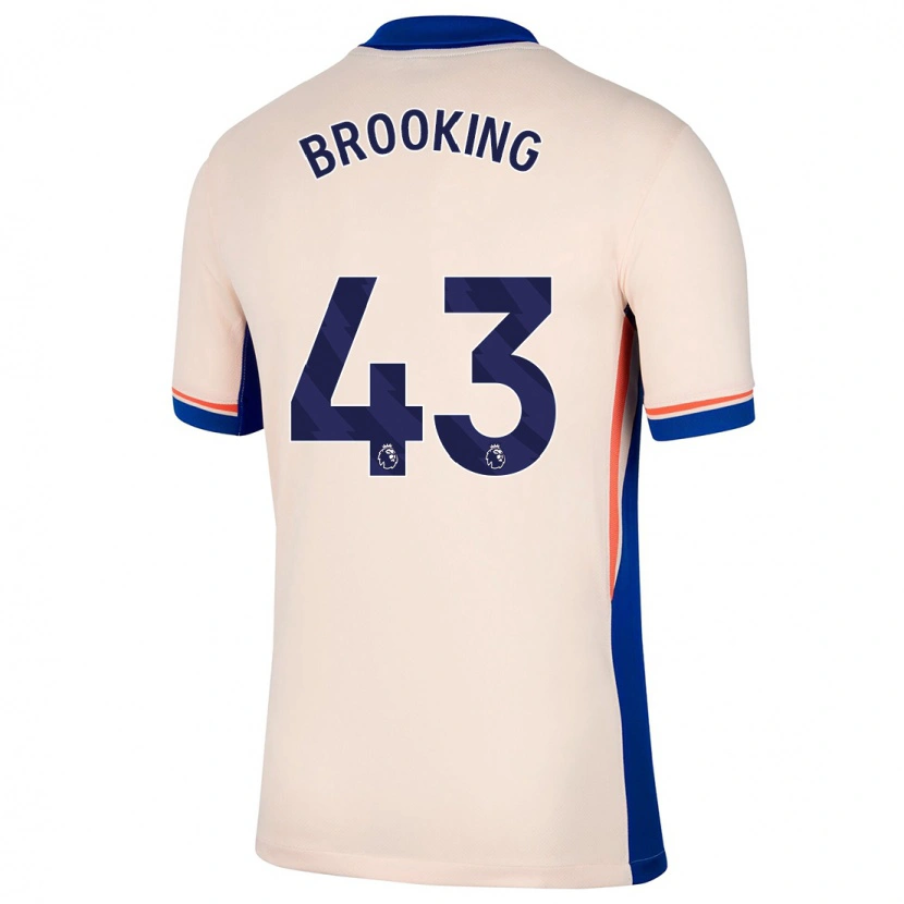 Danxen Niño Camiseta Josh Brooking #43 Beige Claro 2ª Equipación 2024/25 La Camisa México