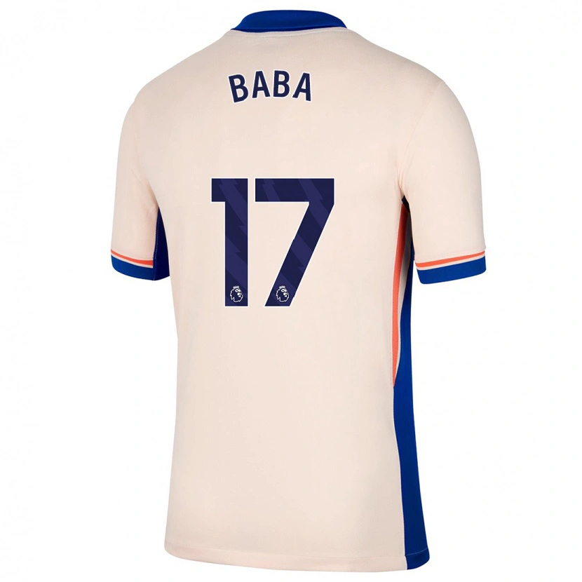 Danxen Niño Camiseta Abdul-Rahman Baba #17 Beige Claro 2ª Equipación 2024/25 La Camisa México