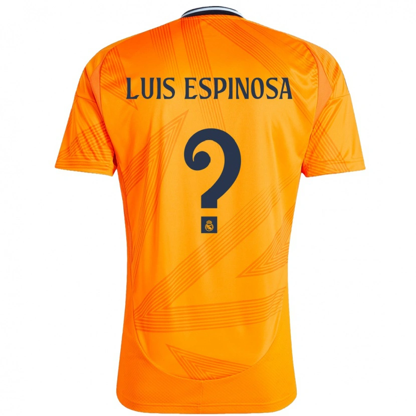 Danxen Niño Camiseta José Luis Espinosa #0 Naranja 2ª Equipación 2024/25 La Camisa México