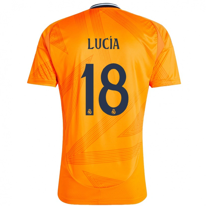 Danxen Niño Camiseta Lucia Rodriguez #18 Naranja 2ª Equipación 2024/25 La Camisa México