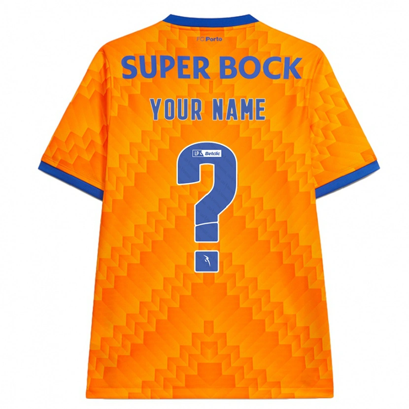 Danxen Niño Camiseta Su Nombre #0 Naranja 2ª Equipación 2024/25 La Camisa México