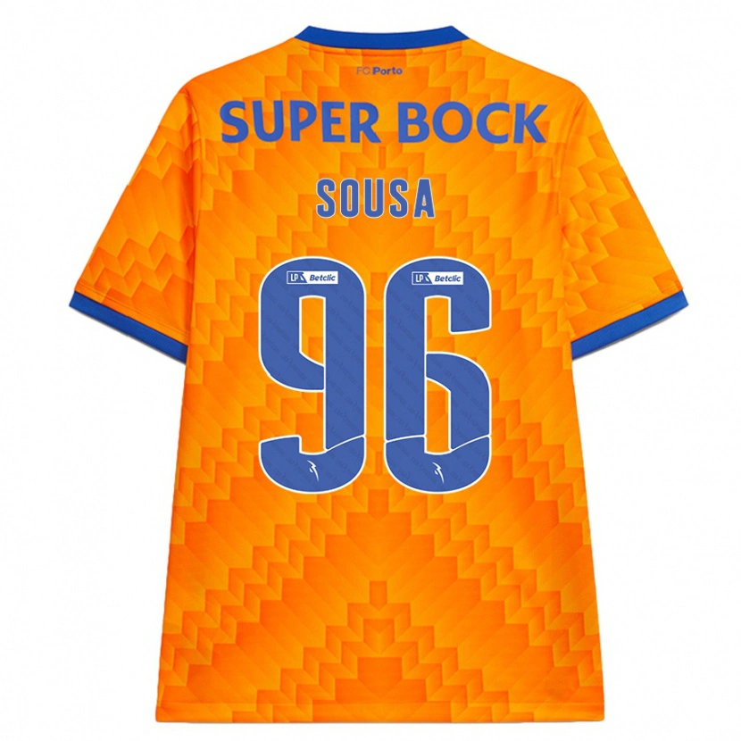 Danxen Niño Camiseta Filipe Sousa #96 Naranja 2ª Equipación 2024/25 La Camisa México