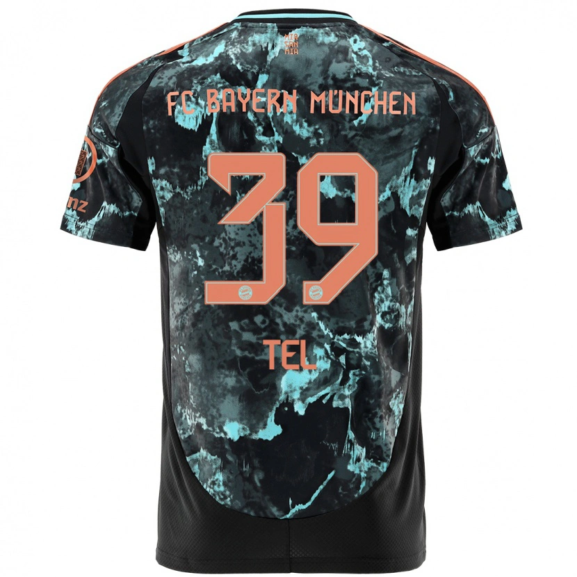 Danxen Niño Camiseta Mathys Tel #39 Negro 2ª Equipación 2024/25 La Camisa México