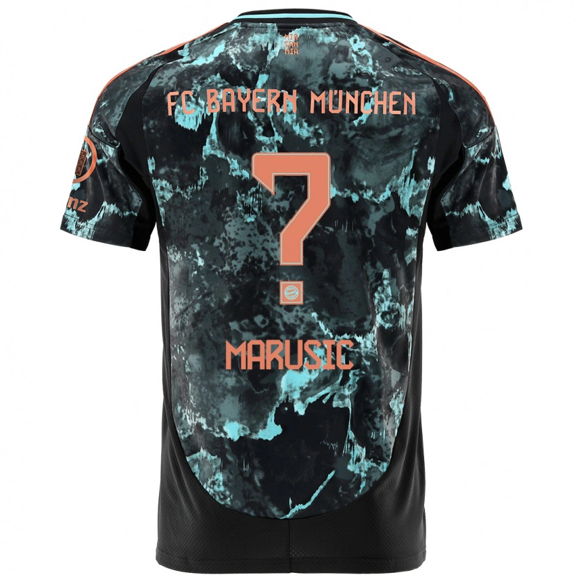 Danxen Niño Camiseta Gabriel Marusic #0 Negro 2ª Equipación 2024/25 La Camisa México