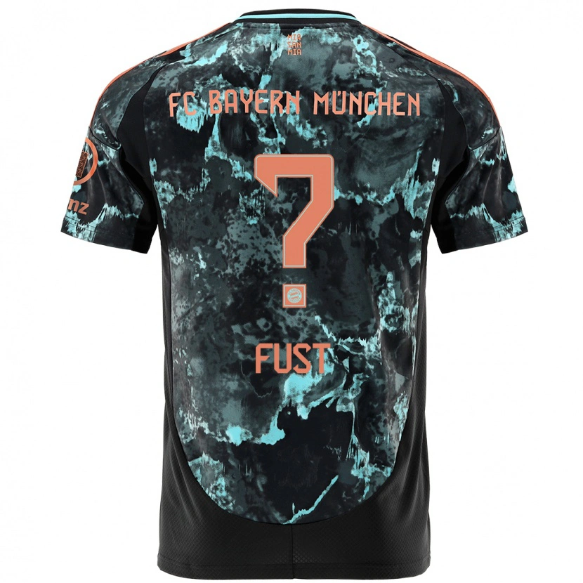 Danxen Niño Camiseta Leon Fust #0 Negro 2ª Equipación 2024/25 La Camisa México