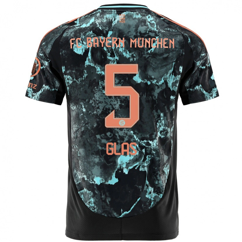 Danxen Niño Camiseta Hanna Glas #5 Negro 2ª Equipación 2024/25 La Camisa México