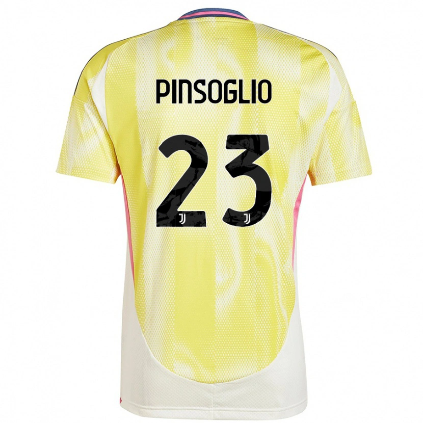 Danxen Niño Camiseta Carlo Pinsoglio #23 Amarillo Solar 2ª Equipación 2024/25 La Camisa México