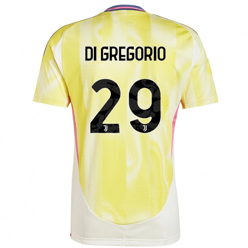 Danxen Niño Camiseta Michele Di Gregorio #29 Amarillo Solar 2ª Equipación 2024/25 La Camisa México